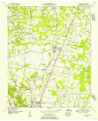 Download a high-resolution, GPS-compatible USGS topo map for Ethridge, TN (1954 edition)