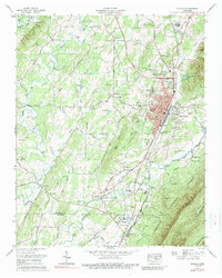 Download a high-resolution, GPS-compatible USGS topo map for Etowah, TN (1989 edition)