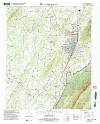 preview thumbnail of historical topo map of Etowah, TN in 2003
