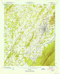Download a high-resolution, GPS-compatible USGS topo map for Etowah, TN (1960 edition)