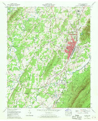 Download a high-resolution, GPS-compatible USGS topo map for Etowah, TN (1970 edition)