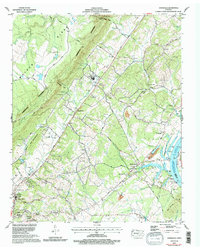 Download a high-resolution, GPS-compatible USGS topo map for Evensville, TN (1996 edition)