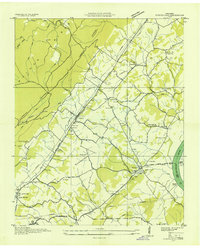 Download a high-resolution, GPS-compatible USGS topo map for Evensville, TN (1935 edition)