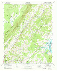 Download a high-resolution, GPS-compatible USGS topo map for Evensville, TN (1974 edition)