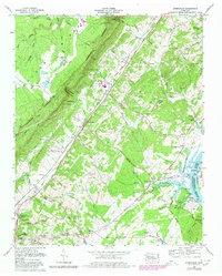 Download a high-resolution, GPS-compatible USGS topo map for Evensville, TN (1980 edition)