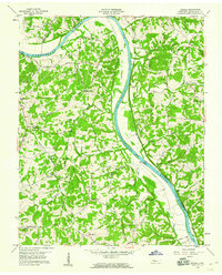 Download a high-resolution, GPS-compatible USGS topo map for Excell, TN (1968 edition)