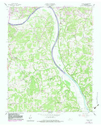 Download a high-resolution, GPS-compatible USGS topo map for Excell, TN (1984 edition)