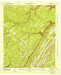 Download a high-resolution, GPS-compatible USGS topo map for Fairmount, TN (1947 edition)