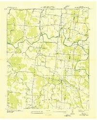 preview thumbnail of historical topo map of Marshall County, TN in 1936