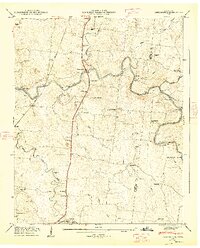 preview thumbnail of historical topo map of Marshall County, TN in 1947