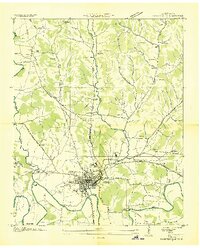 Download a high-resolution, GPS-compatible USGS topo map for Fayetteville, TN (1936 edition)