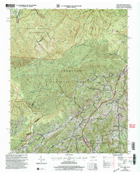 Download a high-resolution, GPS-compatible USGS topo map for Flag Pond, TN (2004 edition)