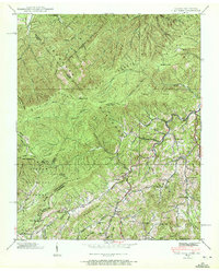 Download a high-resolution, GPS-compatible USGS topo map for Flag Pond, TN (1972 edition)