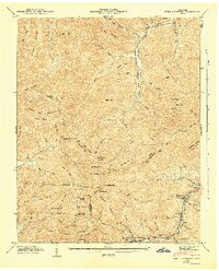 Download a high-resolution, GPS-compatible USGS topo map for Fork Mountain, TN (1947 edition)