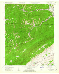 Download a high-resolution, GPS-compatible USGS topo map for Fork Ridge, TN (1960 edition)