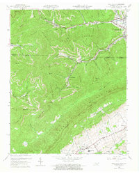 Download a high-resolution, GPS-compatible USGS topo map for Fork Ridge, TN (1973 edition)