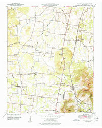 Download a high-resolution, GPS-compatible USGS topo map for Fosterville, TN (1951 edition)