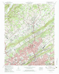 Download a high-resolution, GPS-compatible USGS topo map for Fountain City, TN (1979 edition)