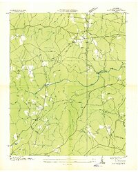 Download a high-resolution, GPS-compatible USGS topo map for Fox Creek, TN (1936 edition)