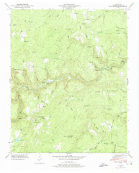 Download a high-resolution, GPS-compatible USGS topo map for Fox Creek, TN (1975 edition)