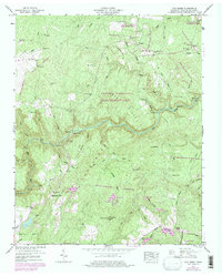 Download a high-resolution, GPS-compatible USGS topo map for Fox Creek, TN (1976 edition)