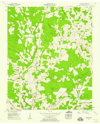 Download a high-resolution, GPS-compatible USGS topo map for Fredonia, TN (1958 edition)