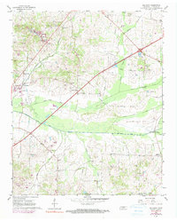 Download a high-resolution, GPS-compatible USGS topo map for Gallaway, TN (1990 edition)