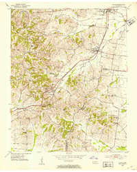 Download a high-resolution, GPS-compatible USGS topo map for Gates, TN (1953 edition)