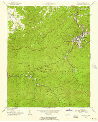 Download a high-resolution, GPS-compatible USGS topo map for Gatlinburg, TN (1957 edition)