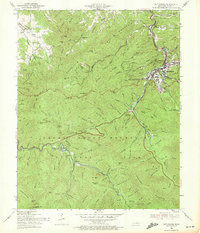 Download a high-resolution, GPS-compatible USGS topo map for Gatlinburg, TN (1972 edition)