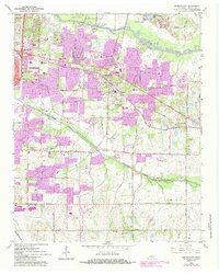 Download a high-resolution, GPS-compatible USGS topo map for Germantown, TN (1984 edition)