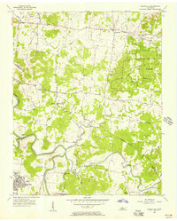 Download a high-resolution, GPS-compatible USGS topo map for Gladeville, TN (1957 edition)