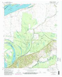 Download a high-resolution, GPS-compatible USGS topo map for Golddust, TN (1983 edition)