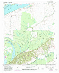 Download a high-resolution, GPS-compatible USGS topo map for Golddust, TN (1983 edition)