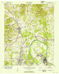 Download a high-resolution, GPS-compatible USGS topo map for Goodlettsville, TN (1953 edition)