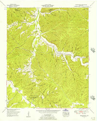 preview thumbnail of historical topo map of Lewis County, TN in 1951
