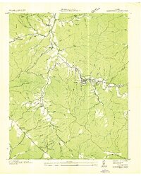 1936 Map of Gordonsburg