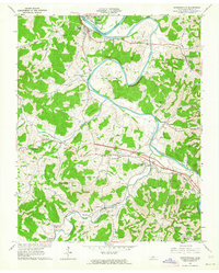 1962 Map of Gordonsville, TN, 1964 Print