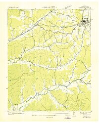 1936 Map of Gorman