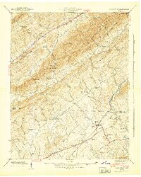 preview thumbnail of historical topo map of Union County, TN in 1941