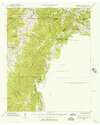 preview thumbnail of historical topo map of Washington County, TN in 1938