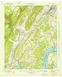 Download a high-resolution, GPS-compatible USGS topo map for Graysville, TN (1943 edition)