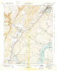 Download a high-resolution, GPS-compatible USGS topo map for Graysville, TN (1943 edition)