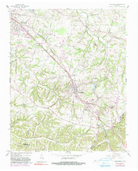 preview thumbnail of historical topo map of Greenbrier, TN in 1961