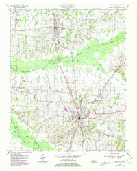 1954 Map of Greenfield, 1981 Print