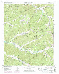 Download a high-resolution, GPS-compatible USGS topo map for Halls Creek, TN (1974 edition)