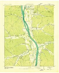 1936 Map of Harmon Creek