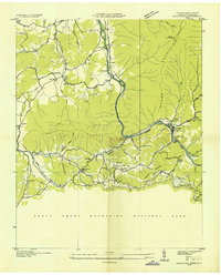 Download a high-resolution, GPS-compatible USGS topo map for Hartford, TN (1935 edition)