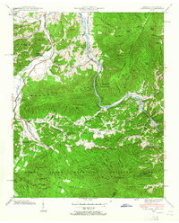 preview thumbnail of historical topo map of Cocke County, TN in 1940