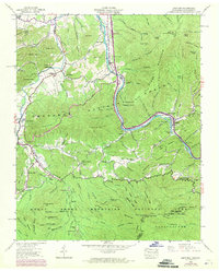 Download a high-resolution, GPS-compatible USGS topo map for Hartford, TN (1971 edition)